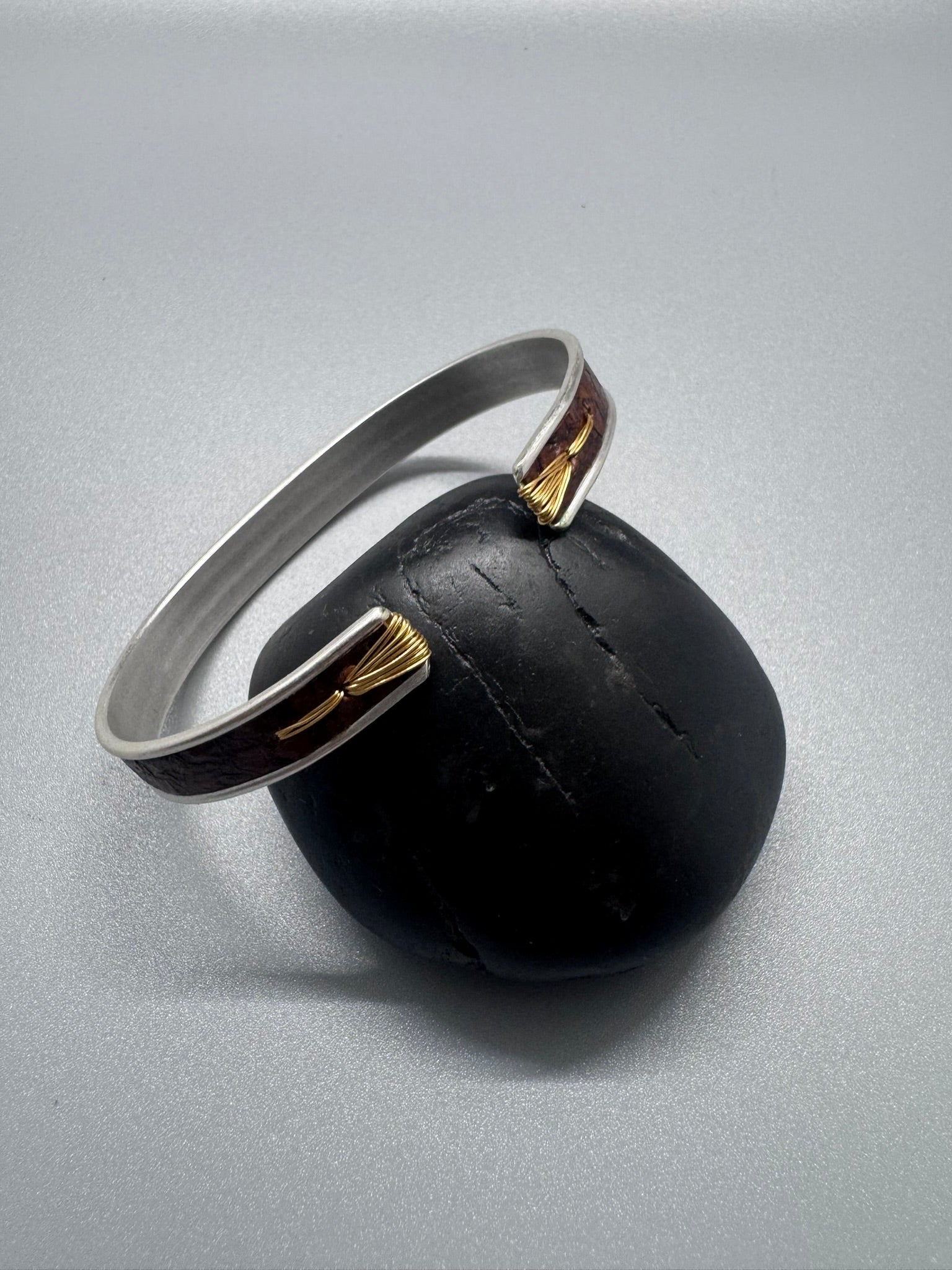 Silver wrist cuff