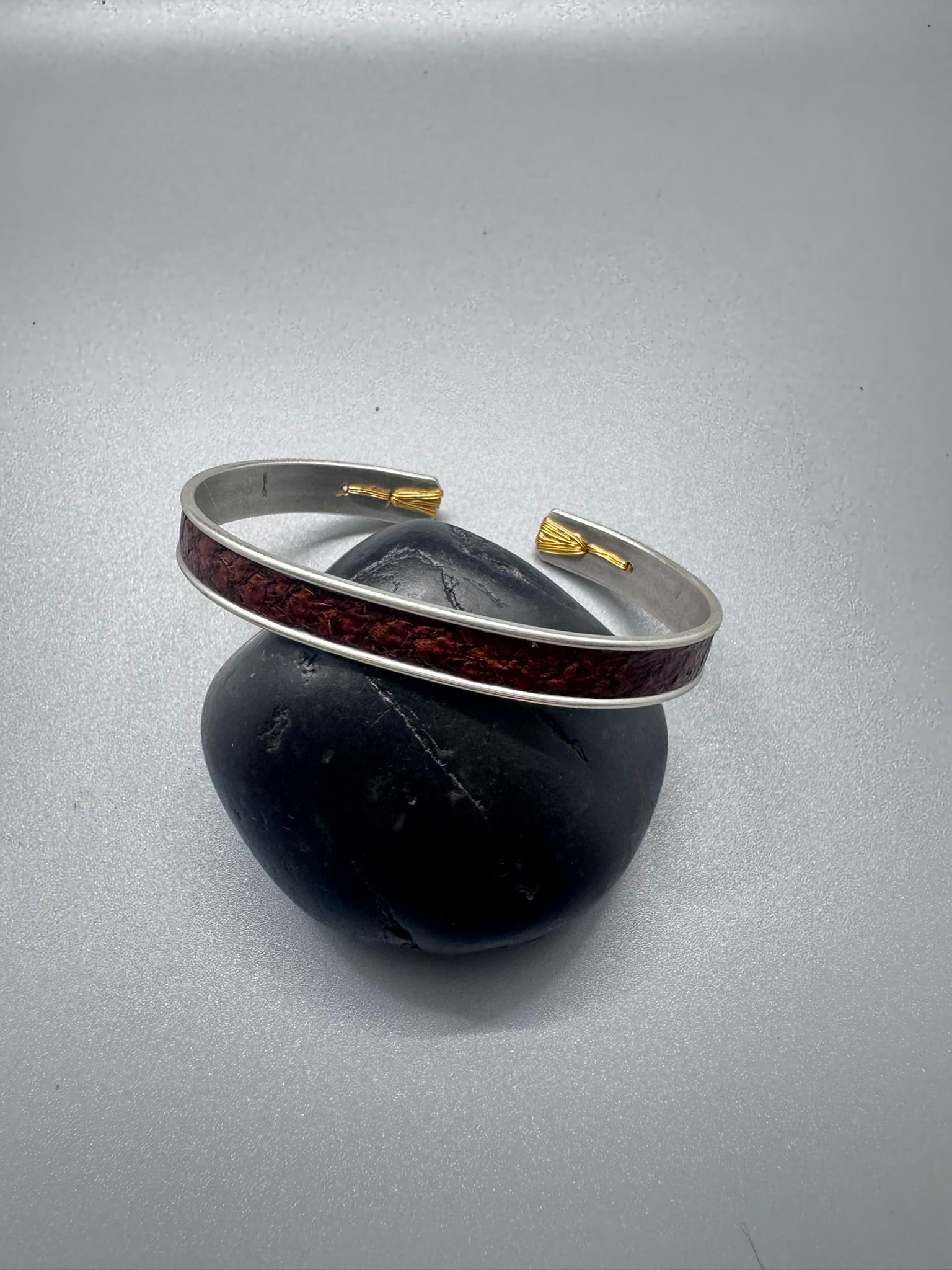 Silver wrist cuff