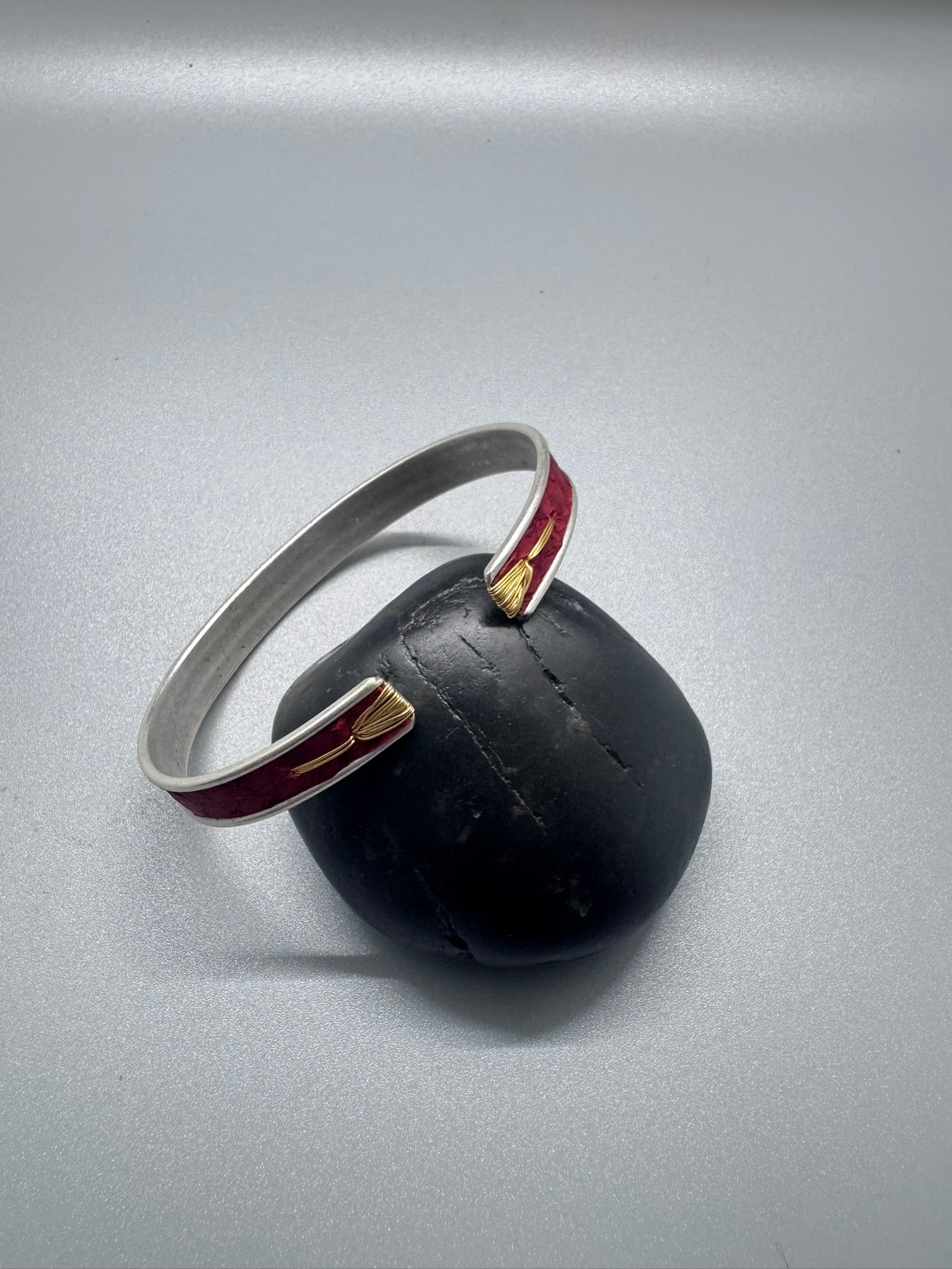 Silver wrist cuff