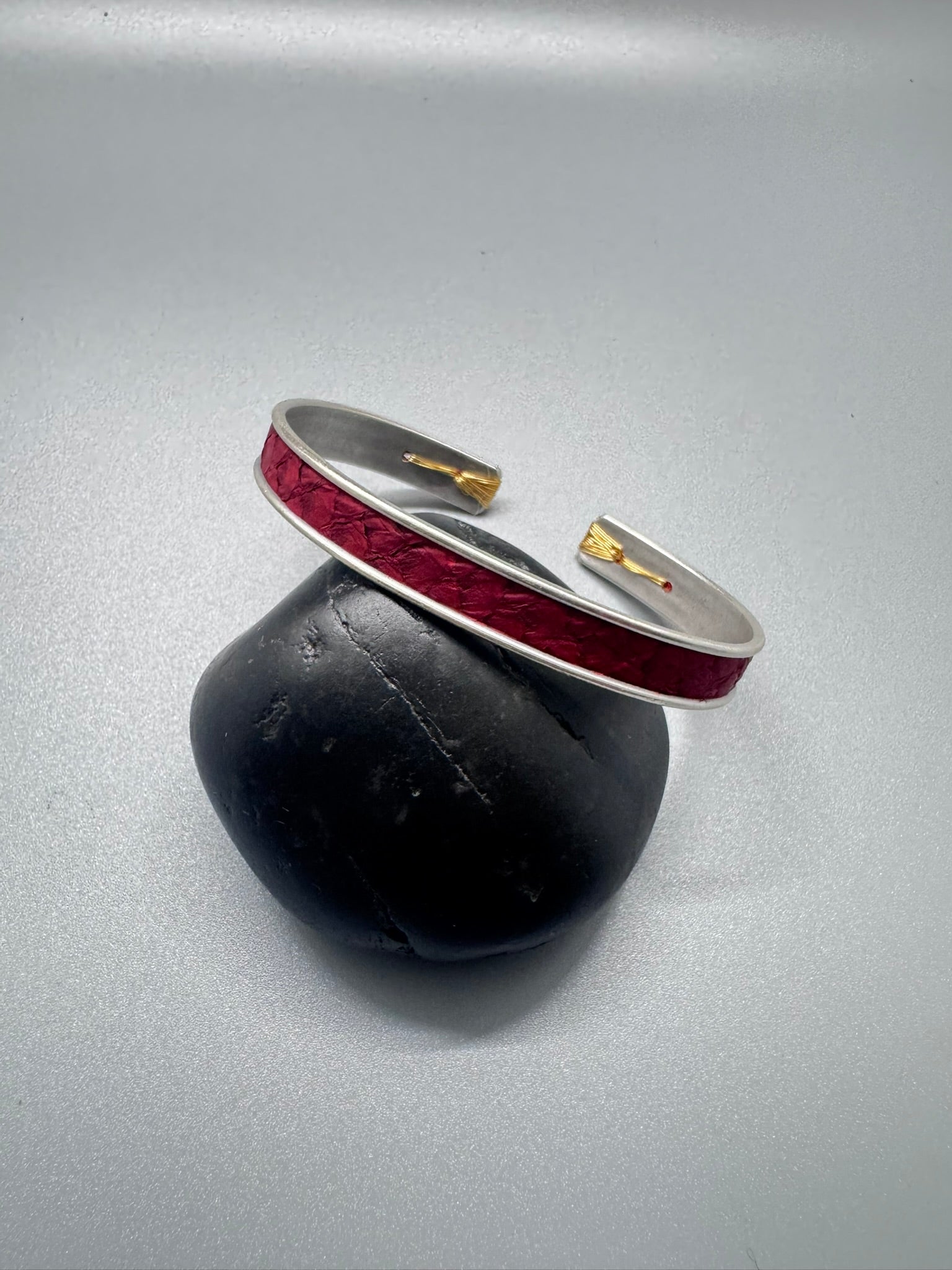 Silver wrist cuff