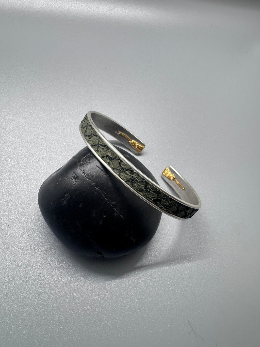 Silver wrist cuff