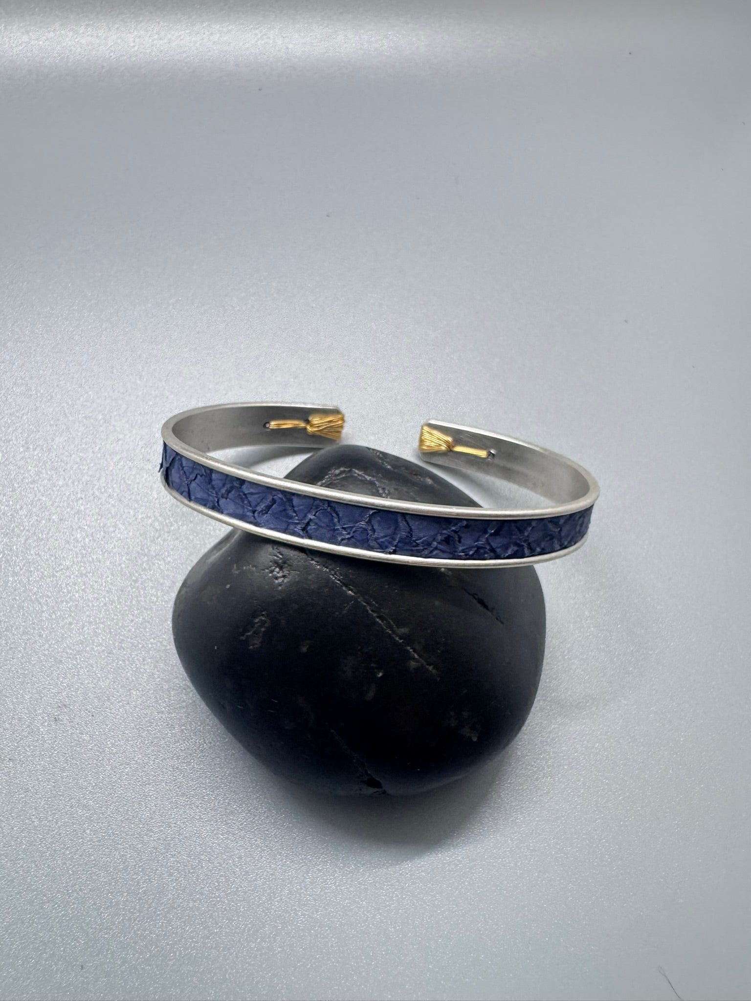 Silver wrist cuff